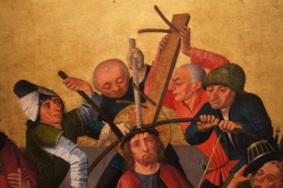 Colmar Altarpiece (Crowning with Thorns) by Caspar Isenmann